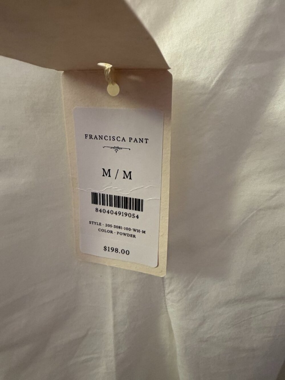 DÔEN Francisca broderie anglaise-trimmed pintucked organic cotton-poplin pants - Picture 7 of 8